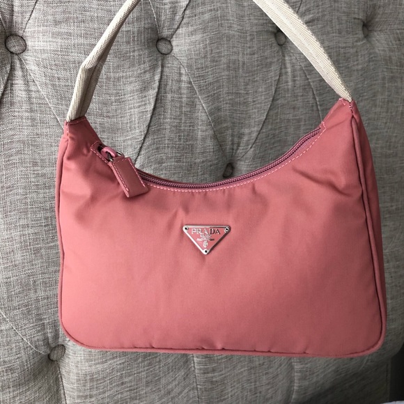 light pink prada bag